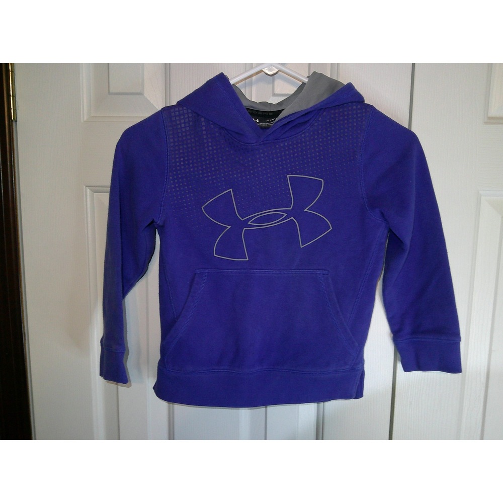 Under Armour Hoodie‎ Pullover ColdGear Purple Youth Size YXS/SI